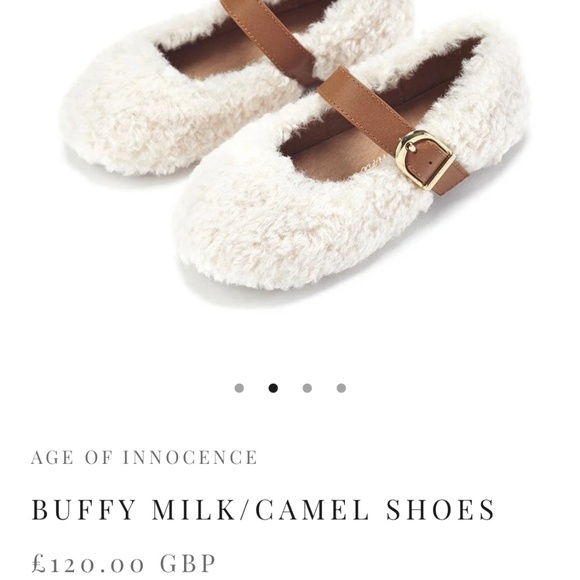 BUFFY MILK/CAMEL GIRL’S SHOES new (no box, no tags) - Picture 10 of 10